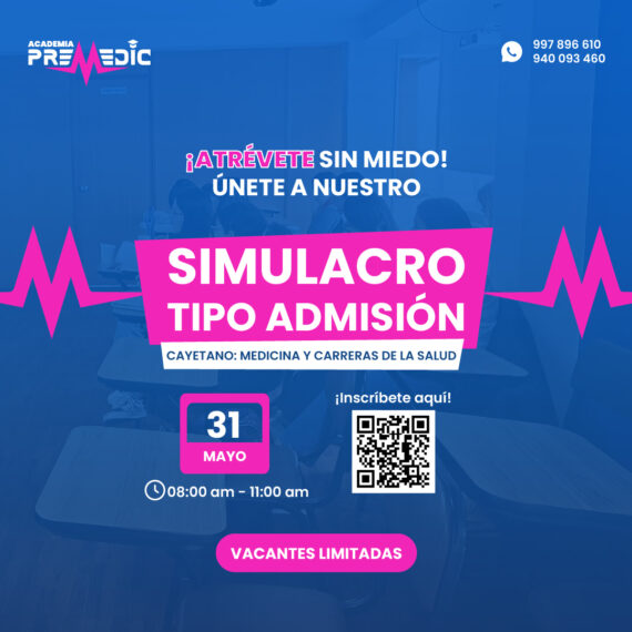 Tercer simulacro tipo admisión Cayetano medicina