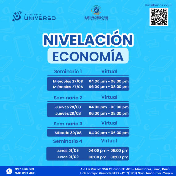 ¿Eres estudiante de la Universidad del Pacífico (UP) y necesitas reforzar Economía?