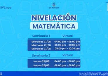 ¿Eres estudiante de la Universidad del Pacífico (UP) y necesitas reforzar Matemática?