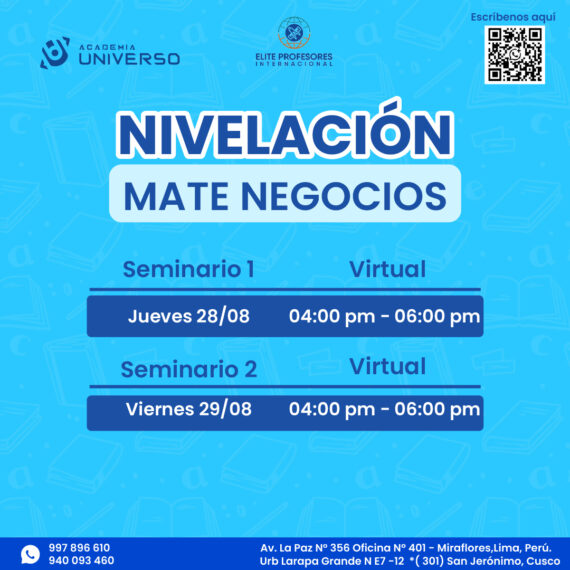 ¿Eres estudiante de la Universidad del Pacífico (UP) y necesitas reforzar Matemática para los negocios?